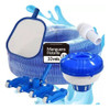 Kit Mantenimiento Piscina Limpiafondo Manguera Boya Sacahoja 0
