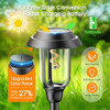 Letmy Solar Pathway Lights Outdoor, Paquete De 8 Luces Solar 3