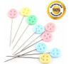 Alfinete Com Cabeça De Botão Para Patchwork - 60 Unidades 1