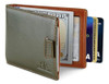 Serman Brands Rfid Blocking Bifold Slim Genuine 0