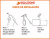 Soporte Central Caño Oval Niquel Herrajes Hogar 4