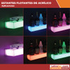 Repisa Bar Estante Acrílico Led Color Ef-9814r 3