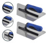Kit 2 Desempenadeira Efeitos Decorativos Trapezio Inox Roma 0