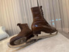 Patines Antiguos Para Hielo De Cuero, Patinaje Artístico 4
