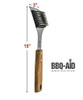 Barbecue Grill Brush And Scraper Â   Extended, Large Wooden 1