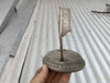 Antiguo Adorno Herradura Bronce Niquel 12,1 Diam X 15 Alto 1