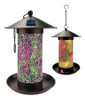 Comedero Mixxidea Para Pajaros Vitro Violeta/verde Con Luz 0