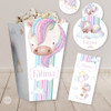 Kit Imprimible Unicornio - Candy Bar Tukit 1
