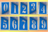 Stencil De Letras Y Numeros Plastico - 0 Al 10 1