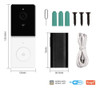 Timbre Inalambrico Con Camara Smart Moes Tuya Portero Wifi 6
