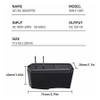 Adaptador De Corriente De 12v 1a Fuente De Alimentación De 1 4
