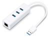 Adaptador De Red Usb Tp-link Ue330 Hub De 3 Puertos Usb Nnet 0