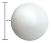 Esfera Maciza De Telgopor De 20cm Precio Por Unidad 0
