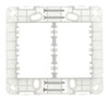 Kit 15 Un Placa Suporte 4x4 4 Postos Margirius B3 Branca 3