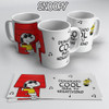 Kit Diseños Plantillas Tazas Snoopy Sublimación M1 4