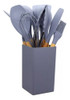 Set 11 Utensilios Cocina Silicona Mango Madera Carol 7