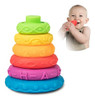 Jomyfant Juguete De Círculo Apilable, 6 Piezas De 0