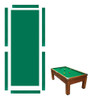 Pano Para Mesa De Bilhar De Até 2,30x1,30 - Pedra E Tabelas 0 Pano Para Mesa De Bilhar De Até 2,30x1,30 - Pedra E Tabelas 0