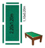 Pano Para Mesa De Bilhar De Até 2,30x1,30 - Pedra E Tabelas 1 Pano Para Mesa De Bilhar De Até 2,30x1,30 - Pedra E Tabelas 1