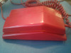 Vintage Antiguo Telefono  Rojo Northern Electric A Disco 1