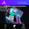 Burbujero Pistola Automatico Futuristica Luz Pila Burbujas 1
