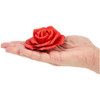 100 Rosas Flores Artificiales Polietileno Juvale - Rojo 5