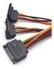 Sdtc Tech Cable Adaptador De Divisor De Alimentacin Sata De 2