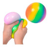 Soft Ball Squishy Apretable Rainbow Pastel Moldeable X1 2