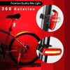 Luz Trasera De Bicicleta Duradera Recargable Por Usb 3