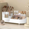 Organizador De Maquillaje Giratorio De 360° Grande Blanco 4