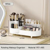 Organizador De Maquillaje Giratorio De 360° Grande Blanco 6
