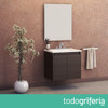 Vanitory Colgar Wengue Con Mesada Schneider Eco 3 Agujeros 3