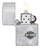 Encendedor Zippo Original Harley Davidson Plateado 1