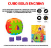 Cubo Didatico Colorido Blocos De Encaixe Brinquedo Educativo 4