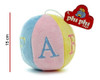Pelota De Peluche Sonajero 14cm Con Letras Phi Phi Toys 2303 1