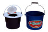 Balde Doble Porta Carnada Mauri C/ Colador P/ Bote 22x25 Cm 2