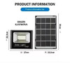 Foco Solar Led 60w C Sensor Patio Jardin Calles Exterior 3