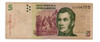 Billete 5 Pesos Convertibles Segundo Diseño Bottero 3309 0