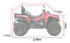 Capa Para Quadriciclo  Cforce 450l 4