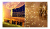 Cortina Led Luces Blanco Cálido Conexión A 220v 3x0,50 Mts 1