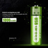 4 Pilas Recargables Usb Aa 1.5v 1800mwh Pack X4 5