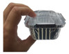 200un Marmitinha Alumínio 135ml Tampa Plástica Transparent 0 200un Marmitinha Alumínio 135ml Tampa Plástica Transparent 0