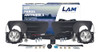 Kit Completo Luces Antiniebla Fiat Palio F2 Negra 2010 2011 0