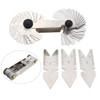 Set 4pcs Centro Calibre 55 Y 60 ° Pulgadas Y Métricas Rosca 2