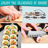 Kit De Preparación De Sushi Con Rodillo, Mats De Bambú Y Cuc 5