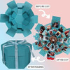 Caja De Regalo Explosion Sorpresa 5 Tapas Hexagonal Aqua 3
