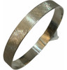 Pulsera Esclava Rayada, En Plata 925. 1 Cm X 6,5 Cm. Tuset. 0