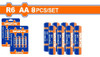 Pack X 8 Pilas Aa Wadfow Wjx1k05 - Lnf 0