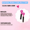 Kit Esferas Rosa Cromoterapia E Massagem Facial Com Glitter 2