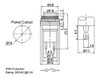 Boton Pulsador Switch Sin Retencion 2 Pines 10mm Rojo 5